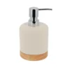 Distributeur a savon ciment bois