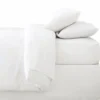 Drap housse 90x190cm blanc