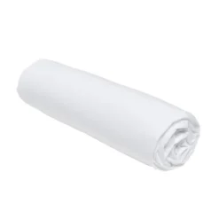 Drap housse 180x200 jersey blanc