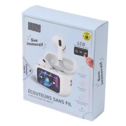 Ecouteurs avec boitiers lcd