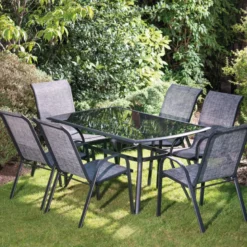 Ensemble repas de jardin 6places