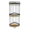 Etagere 3 niveaux bambou/metal