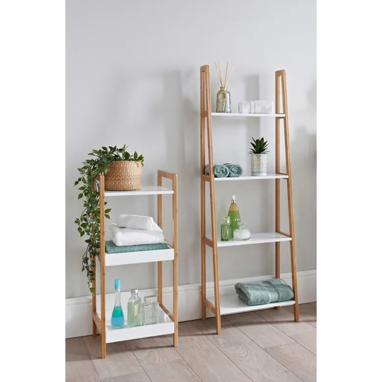 Etagere 4 niveaux en bambou