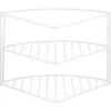 Etagere placard angle 3niv blanc