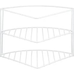 Etagere placard angle 3niv blanc
