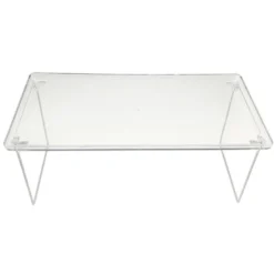 Etagere placard plast transp pli