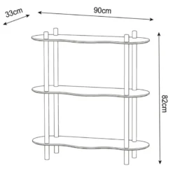 Etagere vague blanche