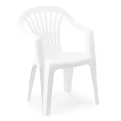Fauteuil monobloc blanc