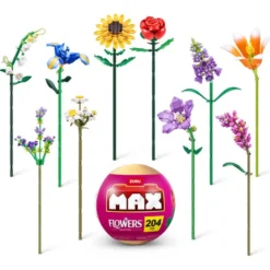 Fleur sur tige a construire 243p