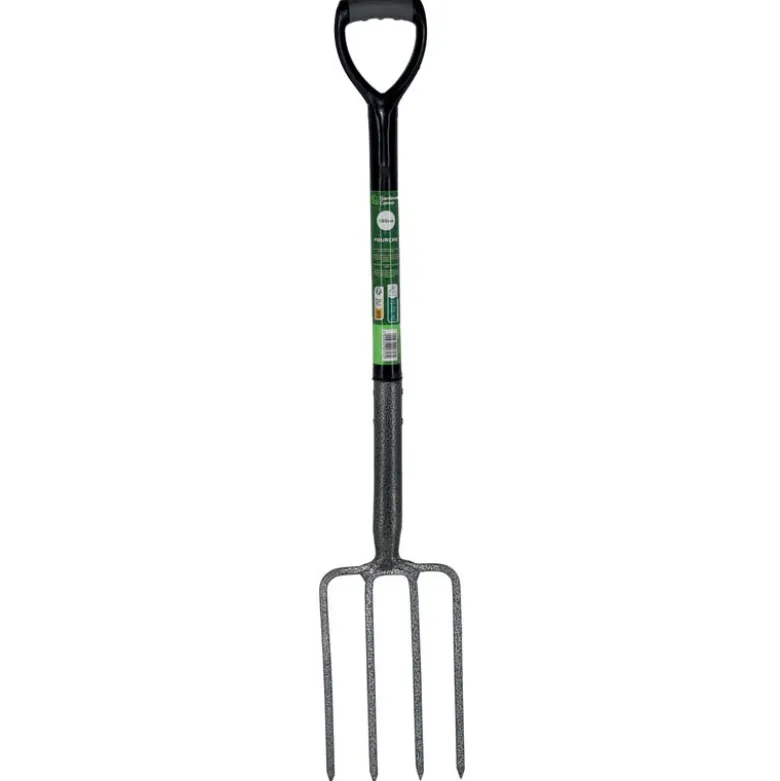 Fourche metal poignee plastique