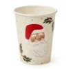 Gobelet 240ml x10 santa