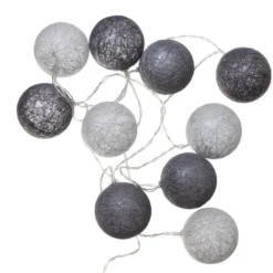 Guirlande led 10 boules d6cm