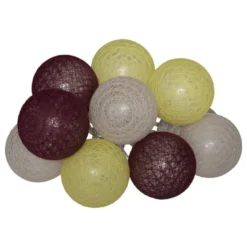 Guirlande led 10 boules d6cm