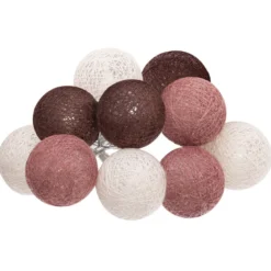 Guirlande led 10 boules d6cm