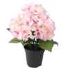 Hortensia artificiel en pot