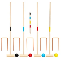 Jeu de croquet en bois