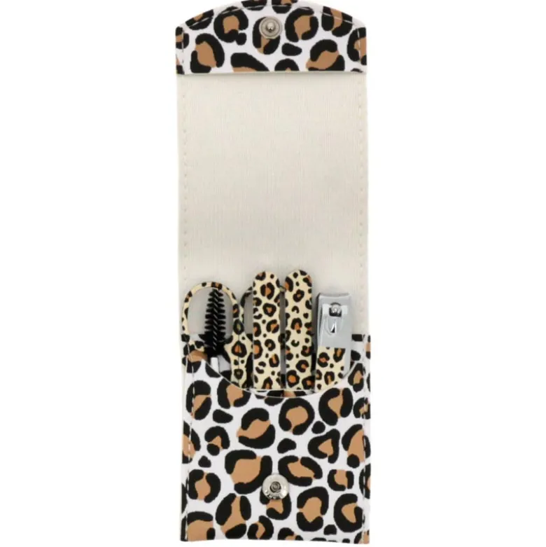Kit manucure sourcil leopard