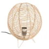 Lampe boule tressee