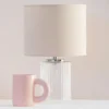 Lampe verre nervuree