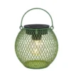Lanterne solaire ronde grillagee