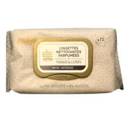 Lingettes visage & corps x72 mus