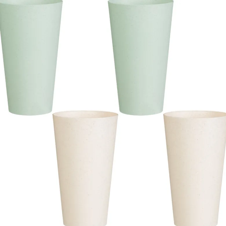 Lot de 4 gobelet plastiques