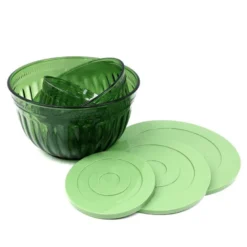Lot de 3 saladiers plastique