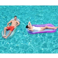 Matelas gonflable avec fond file