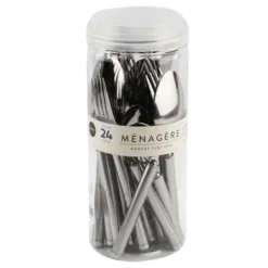 Menagere 24 pieces manche tube