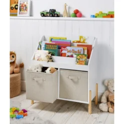 Meuble bibliotheque 2 rangements