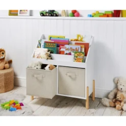 Meuble bibliotheque 2 rangements
