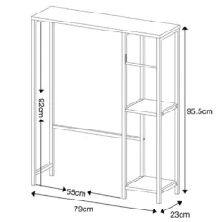 Meuble dessus wc blanc