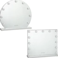 Miroir coiffeuse led