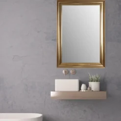 Miroir oslo 88x63cm or