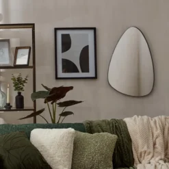 Miroir ovoide metal