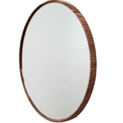 Miroir x3 toronto imitation bois