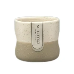 Mug blanc et creme naturel 400ml