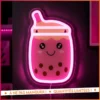 Neon led bubble tea