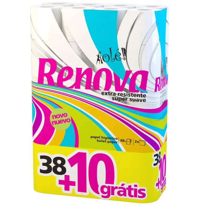 Papier toilette 38+10