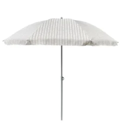 Parasol imprimes bleu-blanc 1.8m