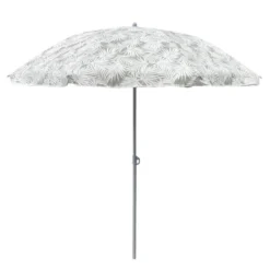 Parasol imprimes bleu-blanc 1.8m