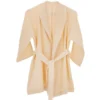 Peignoir gaze de coton l/xl rose