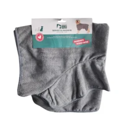 Peignoir pour chien microfibre l