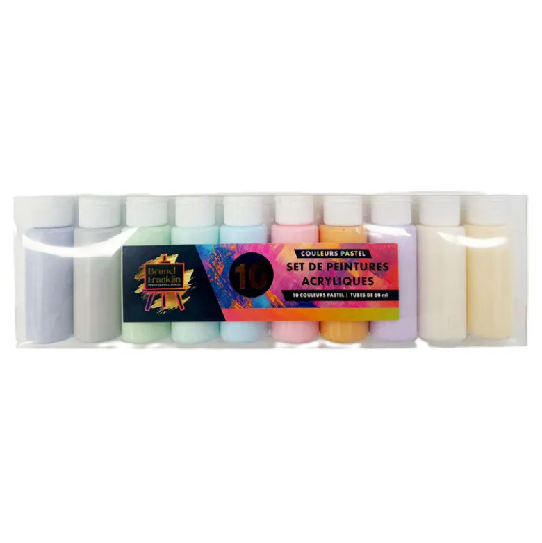 Peinture acrylique A 60 ml x 10