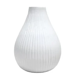 Petit vase rond strie