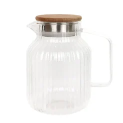Pichet en verre strie 1.5l