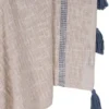 Plaid coton pompons 130x160cm
