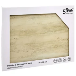 Planche a decouper verre