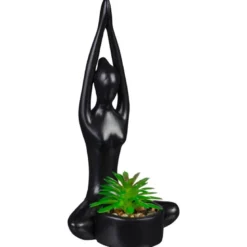 Plante statue yoga