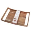 Plateau acacia avec poignees